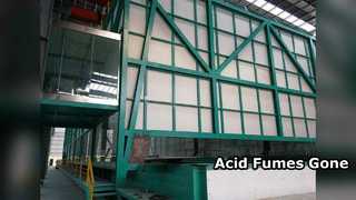 산성 연기 추출 시스템 900 Pa 10s