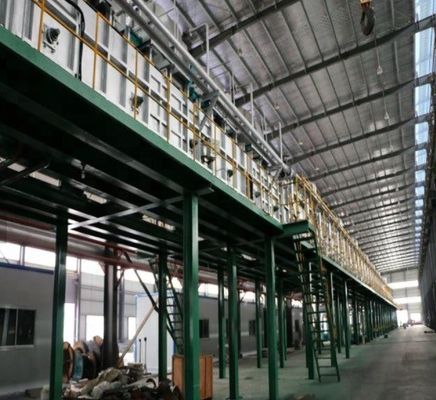 자동 PLC 제어 된 핫 디프 가ल्प화 장비 환경 친화적 인 55000 또는 110000 세트